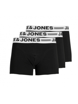Jack & Jones 3pak underbukser/boksershorts i sort til drenge