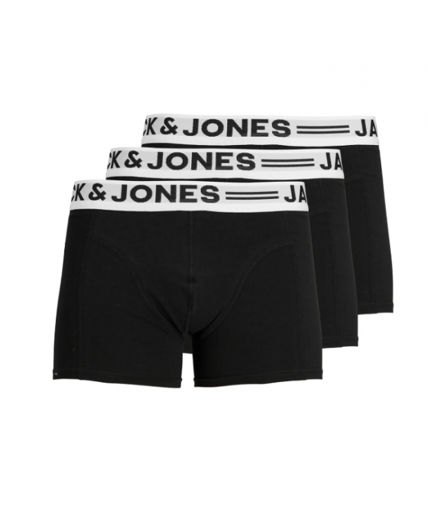 Jack & Jones 3pak underbukser/boksershorts i sort til drenge