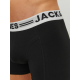 Jack & Jones Junior 3-pak korte boxershorts i sort til drenge – str. 98, 104, 110, 116, 122 og 128