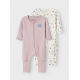 Name It Baby 2-pak natdragter med blomsterprint til piger – str. 50, 56, 62, 68, 74, 80, 86, 92, 98 og 104