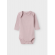 Name It Baby 3-pak langærmede bodystockings med blomsterprint til piger – str. 50, 56, 62, 68, 74, 80, 86, 92 og 98