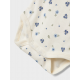 Name it 3pak flower bodystockings til piger