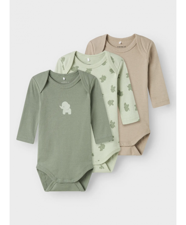 Name it 3pak bodystockings til drenge