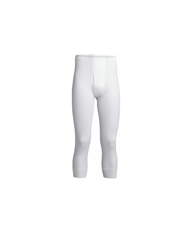RESTERÃDS bomuld benklæde 3/4 ben underbukser i hvid til herre.