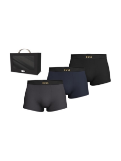 BOSS 3pak trunks med guld farvet logo multifarvet til herre