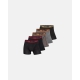 Claudio 5pak bambus underbukser/tights med orange og bordeaux til herre