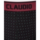 Claudio 5pak bambus underbukser/tights med orange og bordeaux til herre