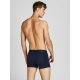 Jack & Jones 3pak bambus underbukser i port royale black, navy blazer og bodo rød til herre