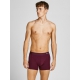 Jack & Jones 3-pak bambusunderbukser sort, navy og bordeaux til herre – S-XXL