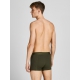 Jack & Jones 3-pak bambusunderbukser sort, grøn og navy til herre – S-XXL