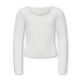 KIDS ONLY 2-WAYS FIT top i cremet hvid til piger