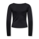 KIDS ONLY 2-WAYS FIT top i sort til piger