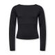 KIDS ONLY 2-WAYS FIT top i sort til piger