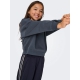 KIDS ONLY Crew Oversize Sweatshirt i Ombre Blue til piger