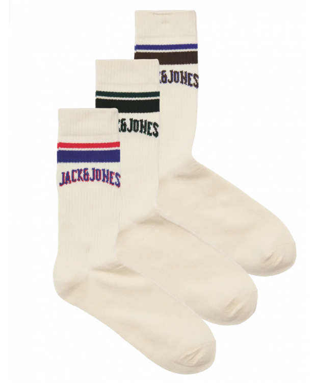 Jack and Jones JACMATEO tennissokker 3-pak til herre