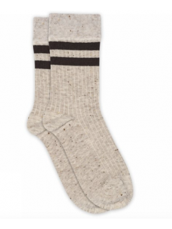 MP Denmark Thyra sokker i Beige Melange til kvinder