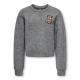 KIDS ONLY Crew Strikket pullover til piger