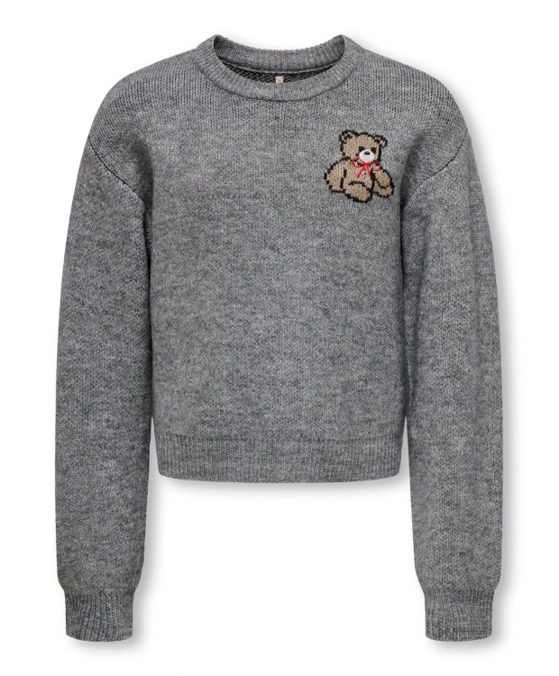 KIDS ONLY Crew Strikket pullover til piger