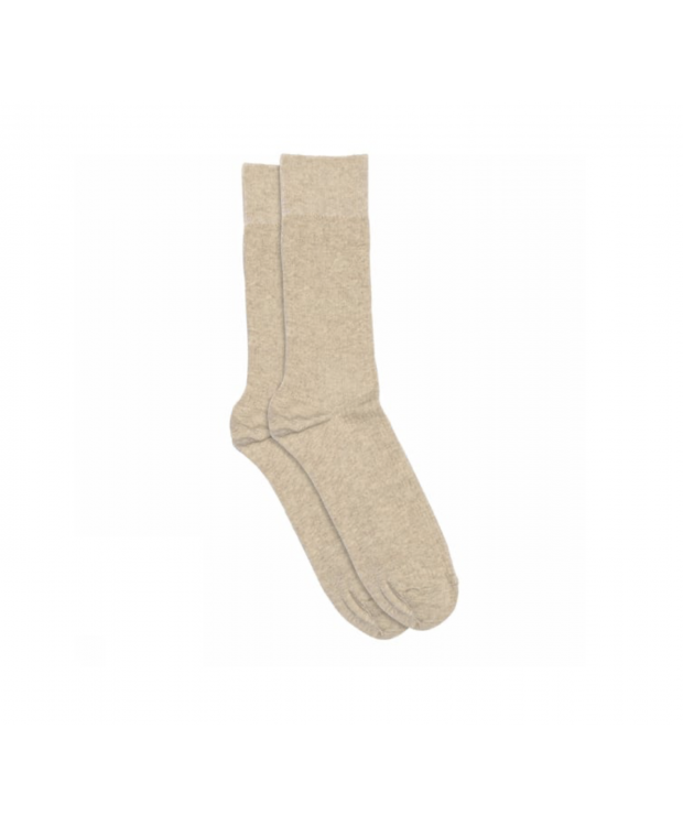 MP Denmark Erik sokker i beige melange til herre