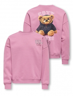 KIDS ONLY Sweatshirt med print til piger