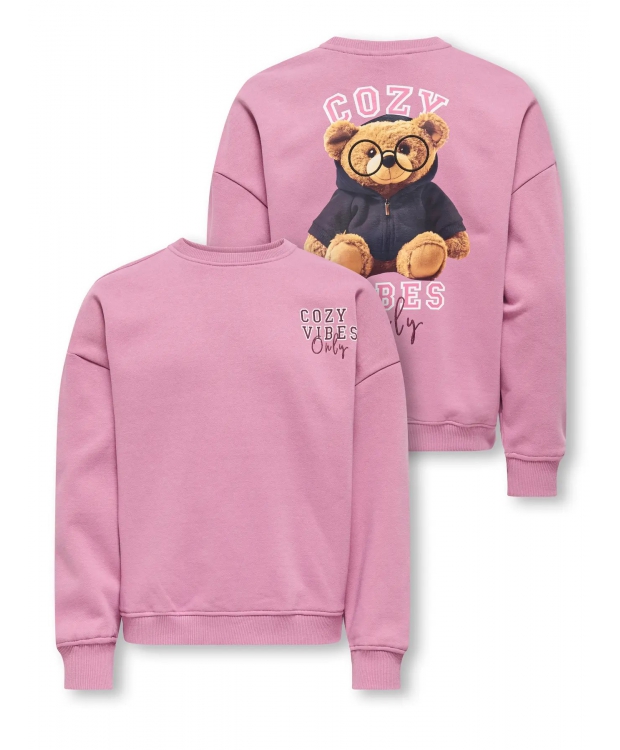 KIDS ONLY Sweatshirt med print til piger