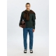 Selected Strikket pullover i Deep Forest til herre