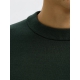Selected Strikket pullover i Deep Forest til herre