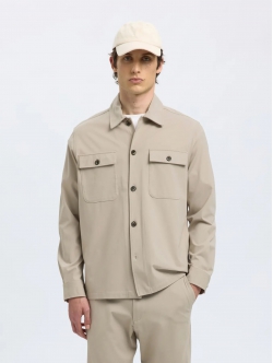 Selected Overshirt i farven Pure Cashmere til herre