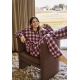 JBS Of Denmark Women Flannel pyjamasbukser i rose til kvinder