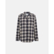 JBS Of Denmark Women Flannel pyjamasskjorte I blå til kvinder