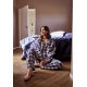 JBS Of Denmark Women Flannel pyjamasskjorte I blå til kvinder