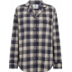 JBS Of Denmark Women Flannel pyjamasskjorte I blå til kvinder