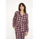 JBS Of Denmark Women Flannel pyjamasskjorte I rose til kvinder