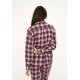 JBS Of Denmark Women Flannel pyjamasskjorte I rose til kvinder