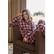 JBS Of Denmark Women Flannel pyjamasskjorte I rose til kvinder