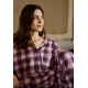 JBS Of Denmark Women Flannel pyjamasskjorte I rose til kvinder