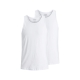 Jack & Jones 2-pak hvid tanktops til herre – S-XXL