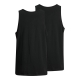 Jack & Jones 2pak tanktop i sort undertrøje til herre