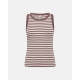 JBS Of Denmark Women Rib racer top med striber i rose