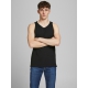 Jack & Jones 2pak tanktop i sort undertrøje til herre