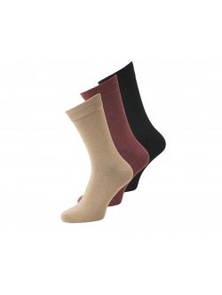 JACK & JONES Jacordinary sokker 3-pak Tibetan Red, Bronze Mist og Sort
