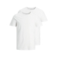 Jack & Jones 2-pak hvid T-shirts med rund hals til herre – S-XXL