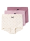 Name it 3-pak underbukser i Buttercream Floral til piger