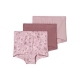 Name it 3-pak underbukser i Mauve med blomster til piger