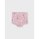Name it 3-pak underbukser i Mauve med blomster til piger