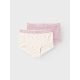 Name it 2-pak underbukser i Buttercream Floral til piger
