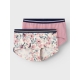 Name it 2-pak underbukser med Nostalgiblomster til piger