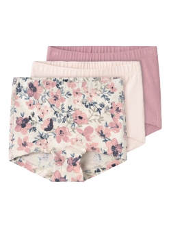 Name it 3-pak underbukser/Hipsters med Nostalgiblomster til piger