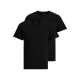 Jack & Jones 2-pak sort T-shirts med rund hals til herre – S-XXL