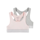Name it 2-pak Top/Bralette i lyserød og grå til piger